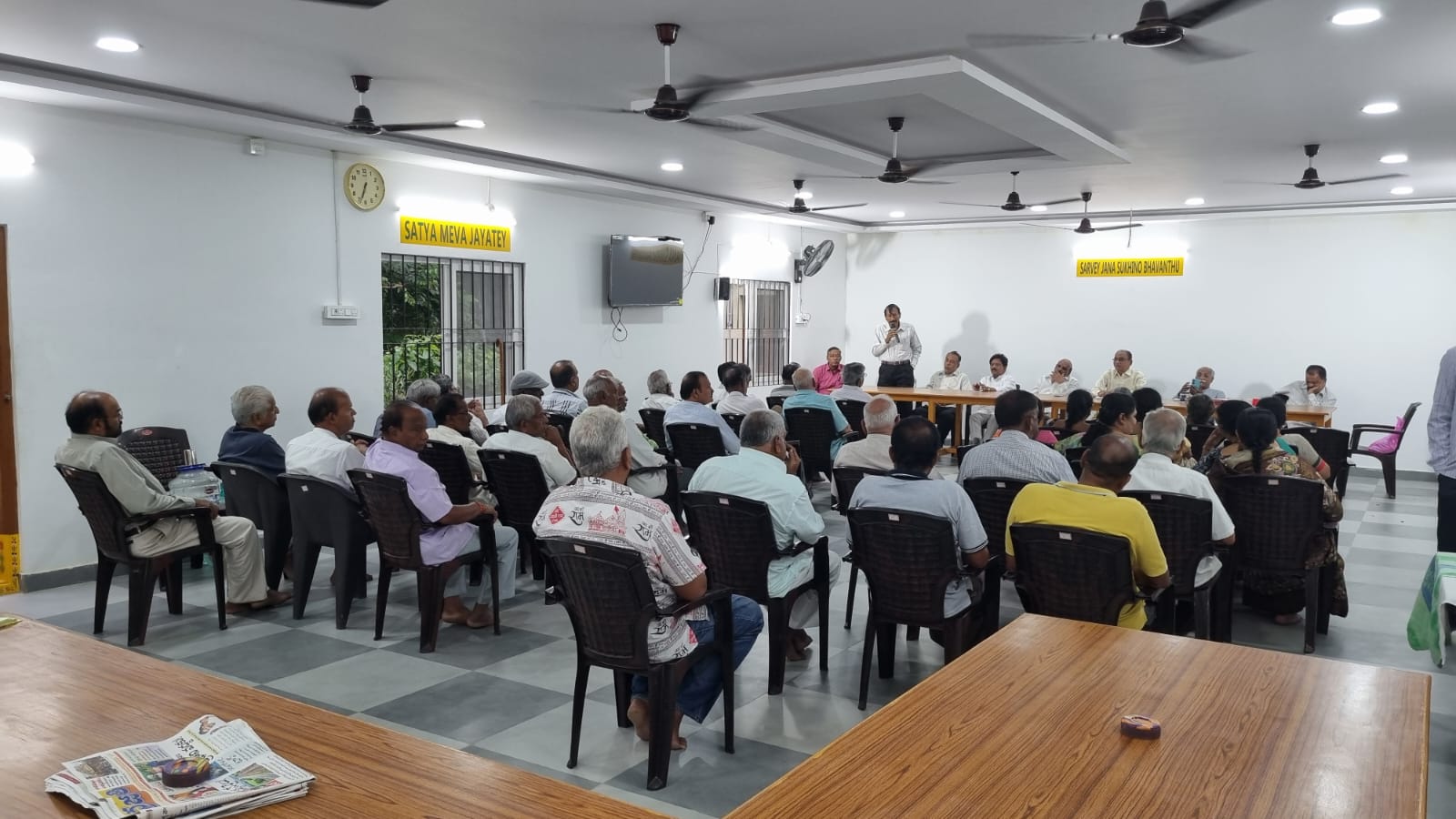 V. Yadaiah  garu Sharing his  experiences abot Late Dr. Sudha Garu
.jpg